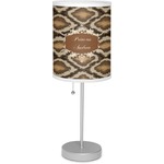 Snake Skin Lamp with Drum Shade (Personalized)