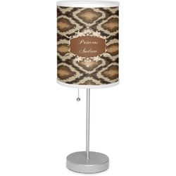 Snake Skin Lamp with Drum Shade (Personalized)