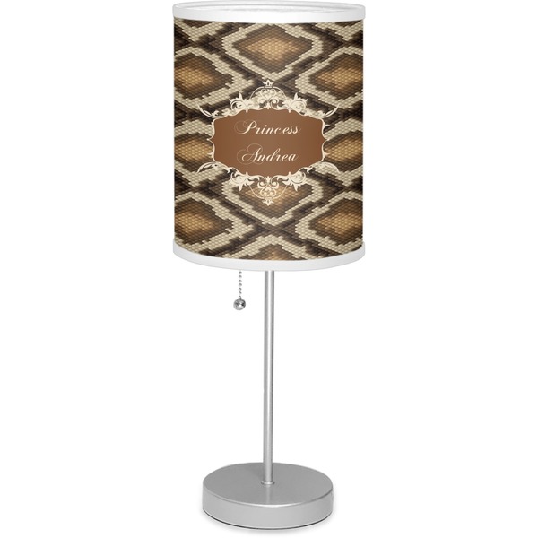 Custom Snake Skin Lamp with Drum Shade (Personalized)