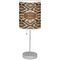Snake Skin Drum Lampshade with base included