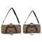 Snake Skin Duffle Bag Small and Large