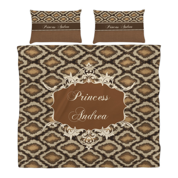 Snake Skin Duvet Cover Set - King - Alt Approval