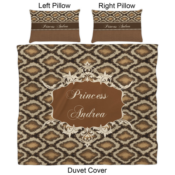 Snake Skin Duvet Cover Set - King - Approval