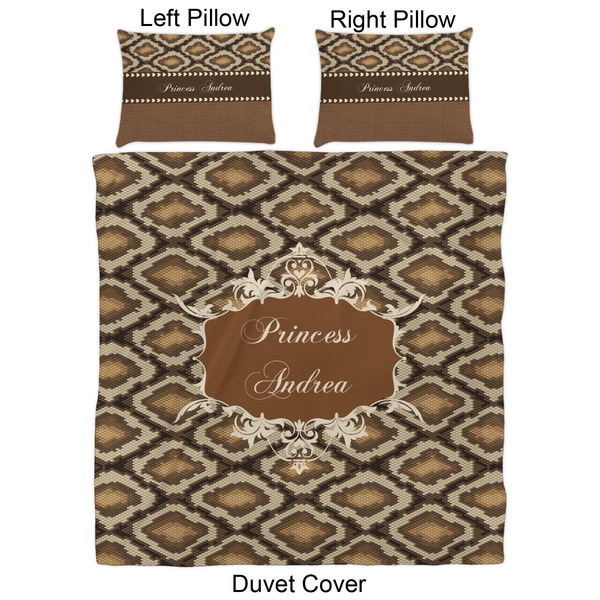 Snake Skin Duvet Cover Set - Queen - Approval