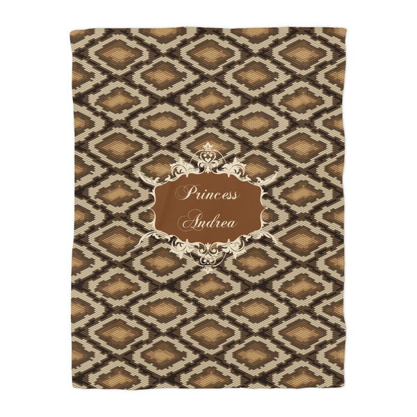 Snake Skin Duvet Cover - Twin - Front