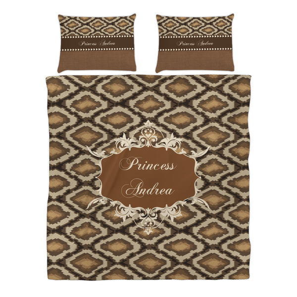 Snake Skin Duvet cover Set - Queen - Alt Approval