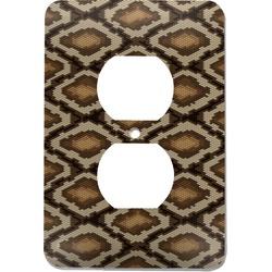 Snake Skin Electric Outlet Plate
