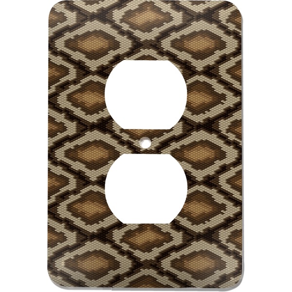 Custom Snake Skin Electric Outlet Plate