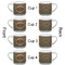 Snake Skin Espresso Cup - 6oz (Double Shot Set of 4) APPROVAL