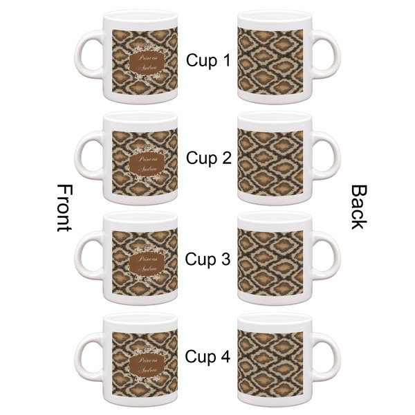 Snake Skin Espresso Cup Set of 4 - Apvl