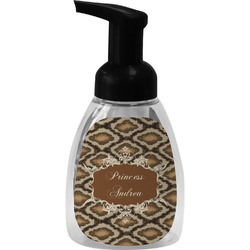 Snake Skin Foam Soap Bottle - Black (Personalized)
