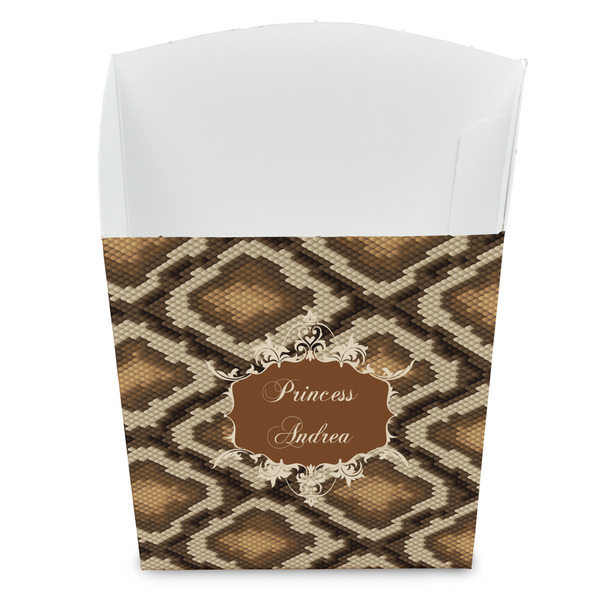 Custom Snake Skin French Fry Favor Boxes (Personalized)