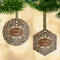 Snake Skin Frosted Glass Ornament - MAIN PARENT