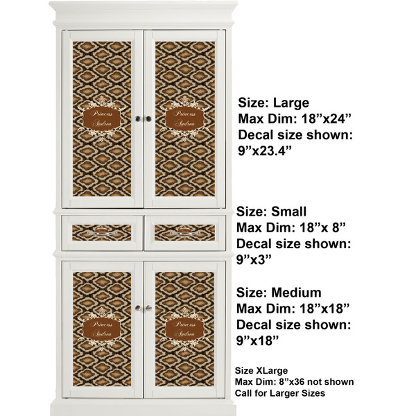 Snake Skin Full Cabinet (Show Sizes)
