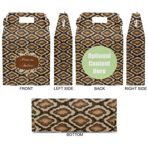 Snake Skin Gable Favor Box - Approval