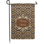 Snake Skin Small Garden Flag - Single Sided w/ Name or Text