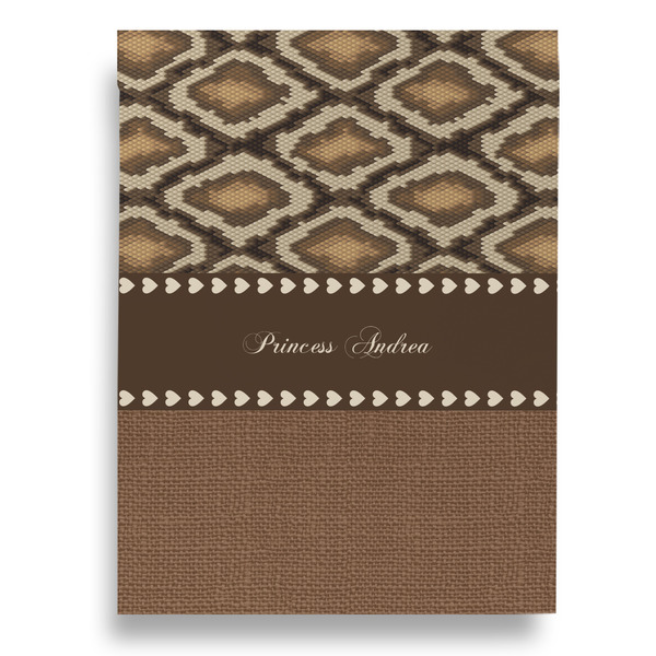 Snake Skin Garden Flags - Large - Double Sided - BACK