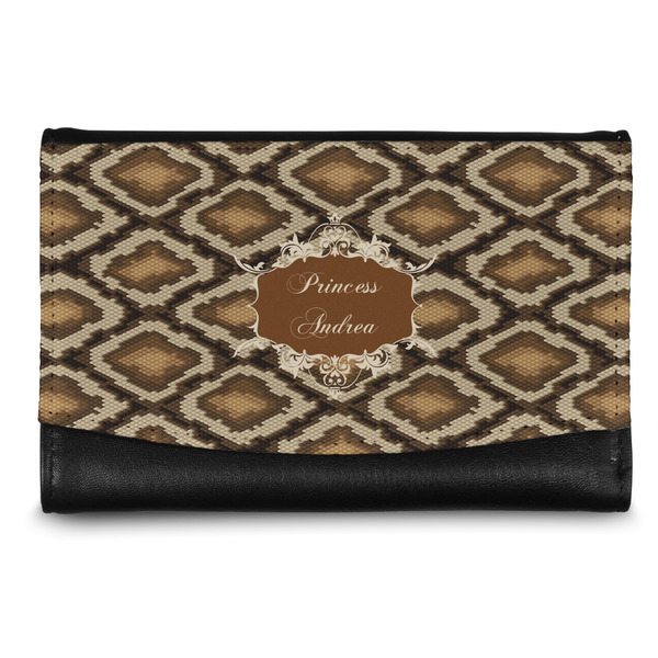 Custom Snake Skin Genuine Leather Women's Wallet - Small (Personalized)