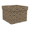 Snake Skin Gift Boxes with Lid - Canvas Wrapped - Large - Front/Main