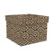 Snake Skin Gift Boxes with Lid - Canvas Wrapped - Medium - Front/Main