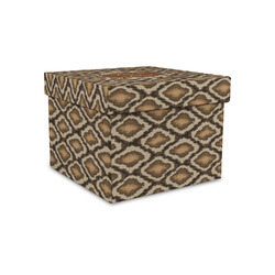 Snake Skin Gift Box with Lid - Canvas Wrapped - Small (Personalized)