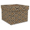 Snake Skin Gift Boxes with Lid - Canvas Wrapped - XX-Large - Front/Main