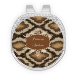 Snake Skin Golf Ball Marker - Hat Clip - Silver