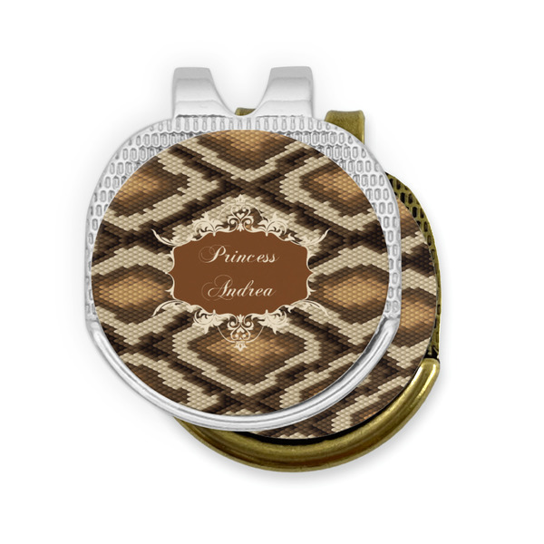 Snake Skin Golf Ball Marker Hat Clip - PARENT/MAIN