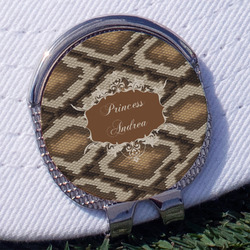 Snake Skin Golf Ball Marker - Hat Clip