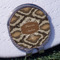 Snake Skin Golf Ball Marker Hat Clip - Silver - Front