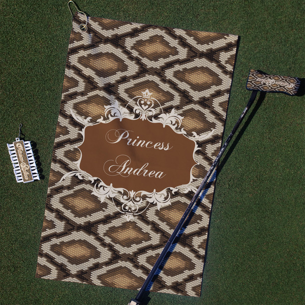 Custom Snake Skin Golf Towel Gift Set (Personalized)