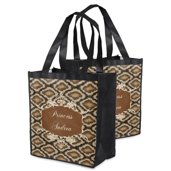 Snake Skin Grocery Bag - MAIN