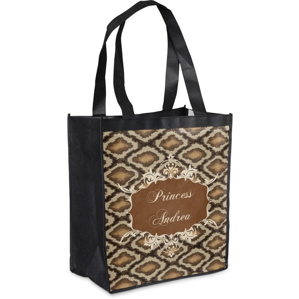 Custom Snake Skin Grocery Bag (Personalized)