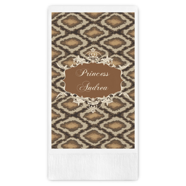 Custom Snake Skin Guest Towels - Full Color (Personalized)
