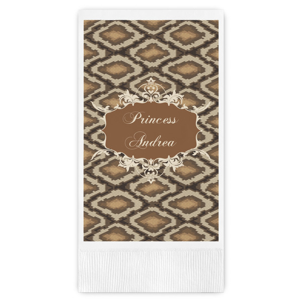 Custom Snake Skin Guest Paper Towels - Full Color (Personalized)