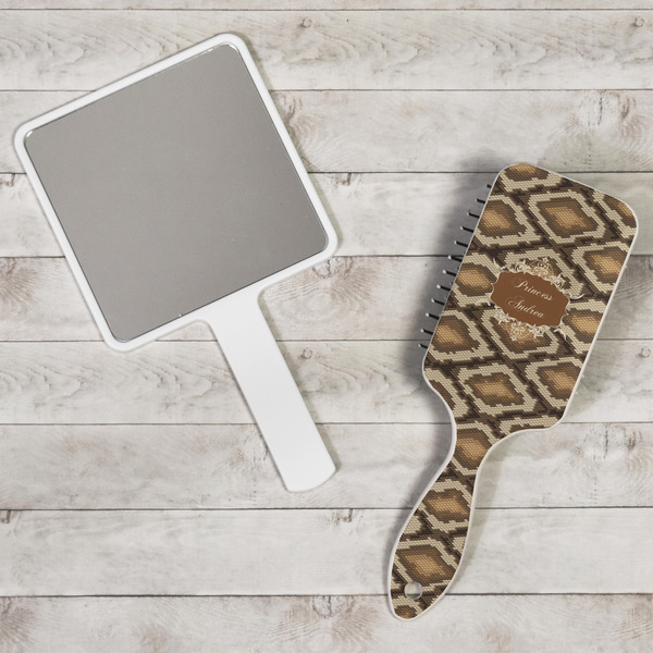 Snake Skin Hair Brush - In Context