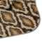 Snake Skin Hooded Baby Towel- Detail Corner
