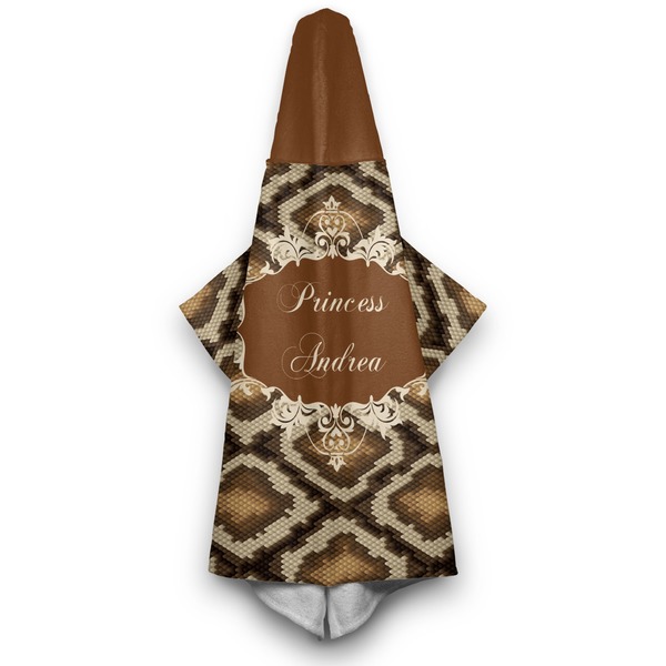 Snake Skin Hooded Towel - Hanging