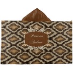Snake Skin Kids Hooded Towel (Personalized)