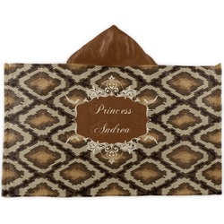 Snake Skin Kids Hooded Towel (Personalized)