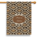 Snake Skin 28" House Flag - Single Sided (Personalized)
