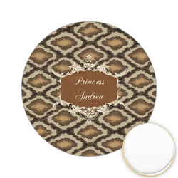 Snake Skin Printed Cookie Topper - 2.15" (Personalized)