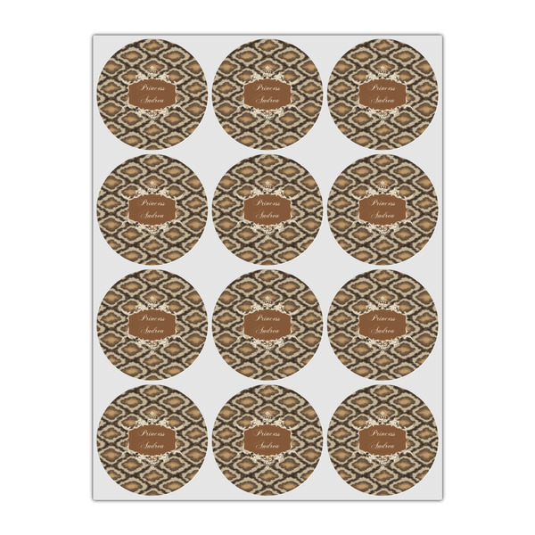 Snake Skin Icing Circle - Small - Set of 12