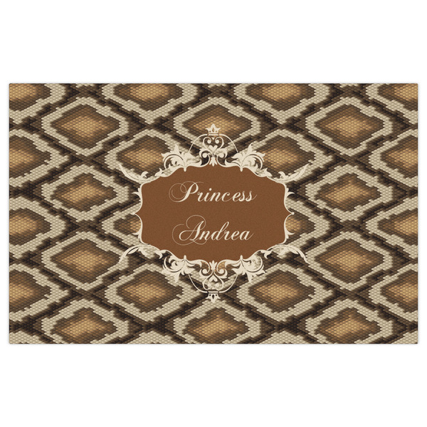 Snake Skin Indoor / Outdoor Rug - 5'x8' - Front Flat