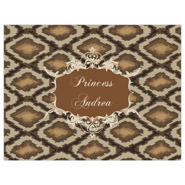 Snake Skin Indoor / Outdoor Rug - 6'x8' - Front Flat