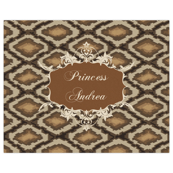 Snake Skin Indoor / Outdoor Rug - 8'x10' - Front Flat