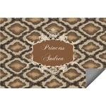 Snake Skin Indoor / Outdoor Rug - 6'x8' w/ Name or Text