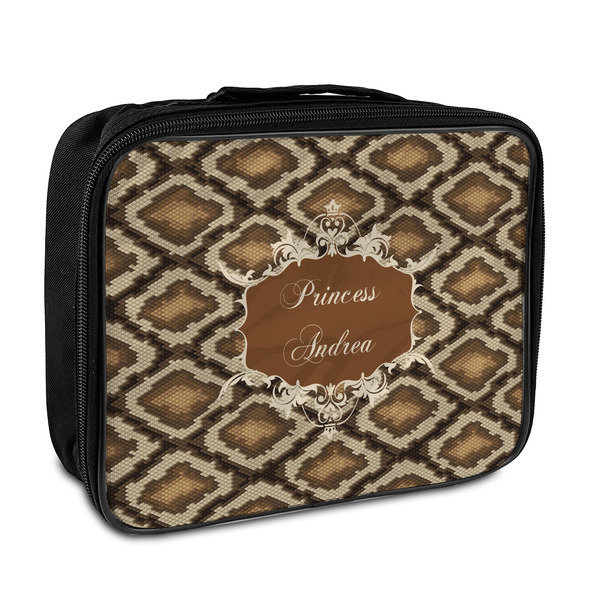 Custom Snake Skin Insulated Lunch Bag (Personalized)