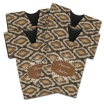 Snake Skin Jersey Bottle Cooler - Set of 4 (Personalized)