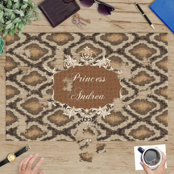 Snake Skin Jigsaw Puzzle 1014 Piece - In Context